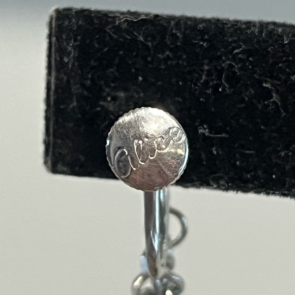 Signed alice silver earrings - Picture 6 of 6
